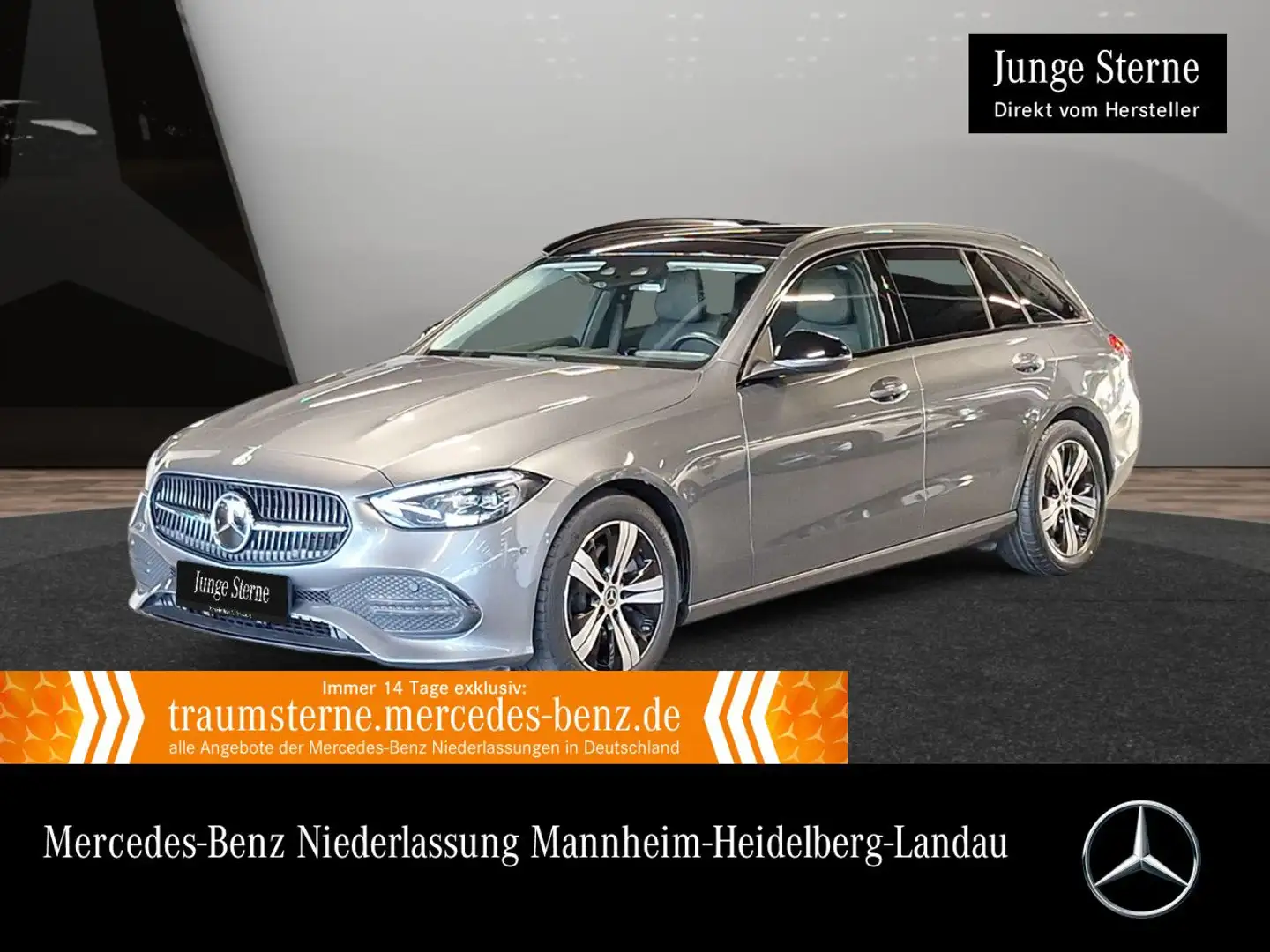 Mercedes-Benz C 220 d T 4M AVANTG+NIGHT+PANO+AHK+LED+KAMERA+9G Grau - 1