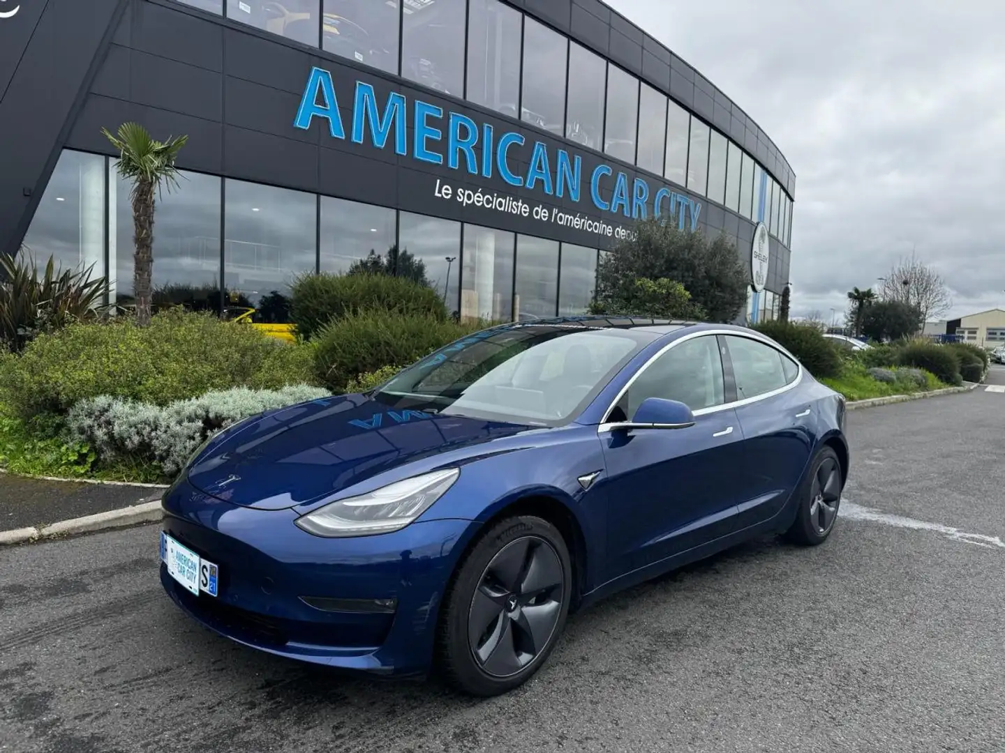 Tesla Model 3 Long Range Dual Motor AWD FULL AUTONOME Bleu - 1