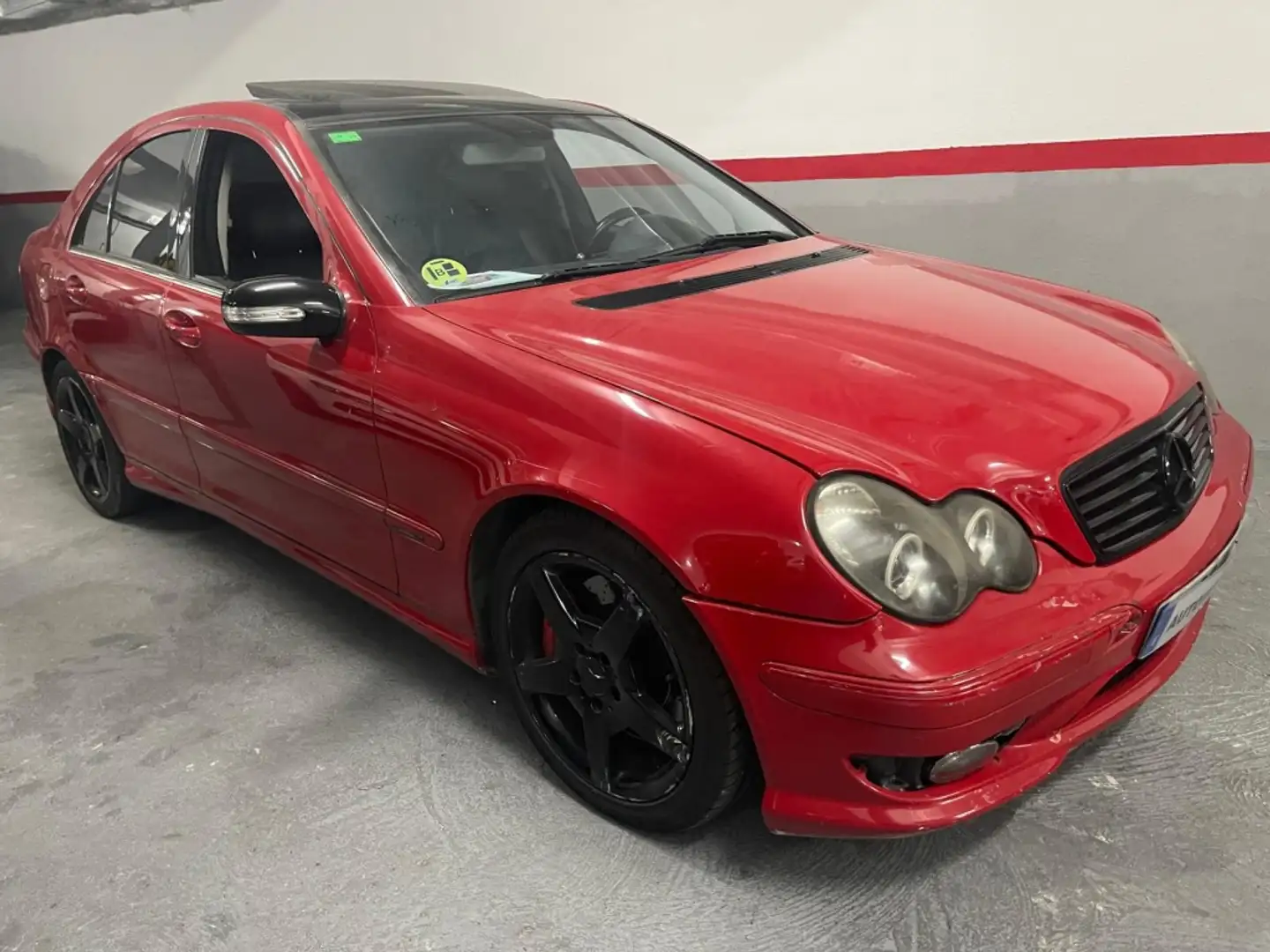 Mercedes-Benz C 180 K Elegance Aut. Rojo - 1