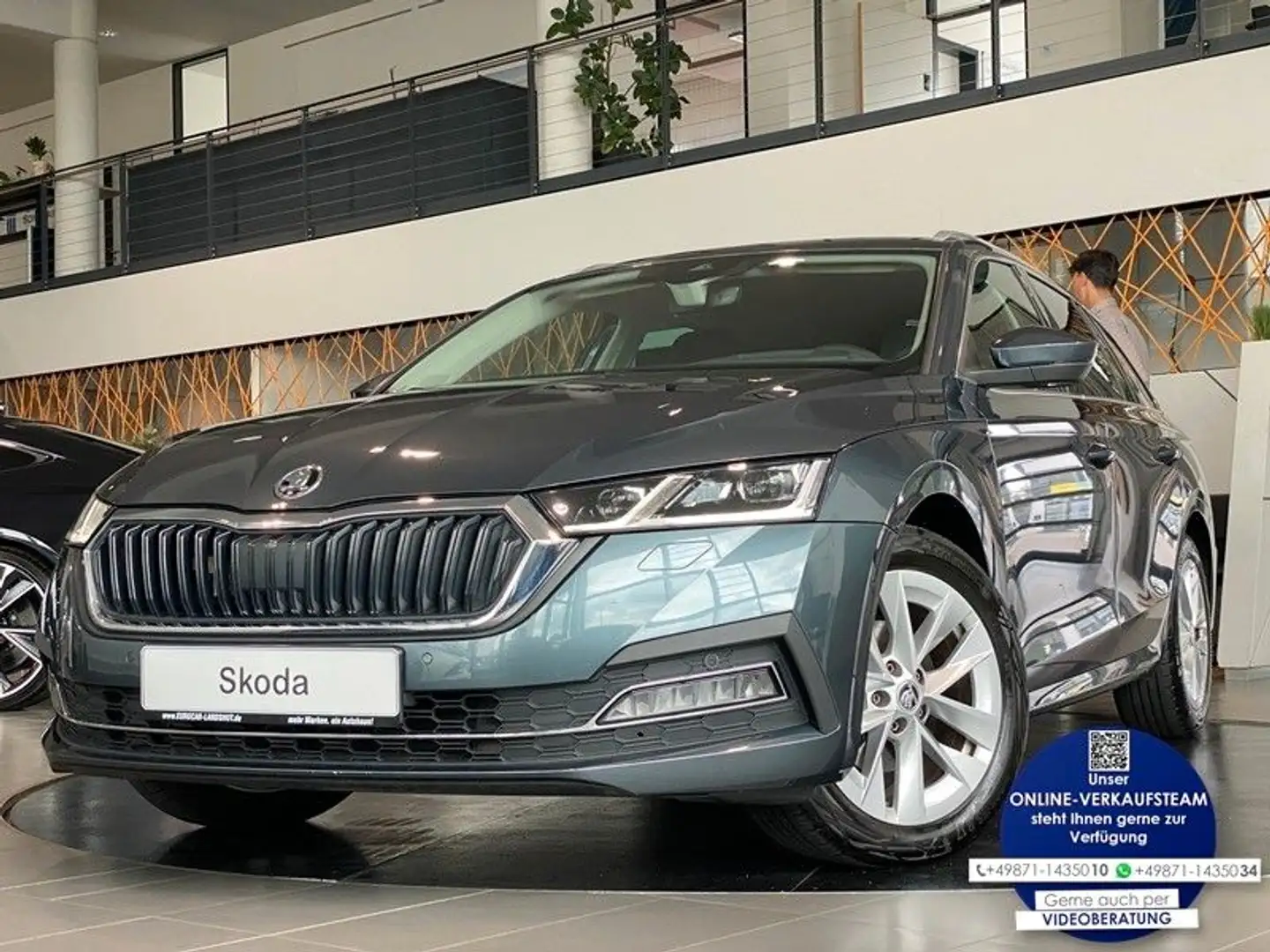 Skoda Octavia 2.0 TDI FirstEdit ViCo Matrix ACC AHK Grau - 1