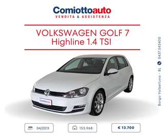 7 Highline 1.4 Tsi 122cv BlueMotion Manuale
