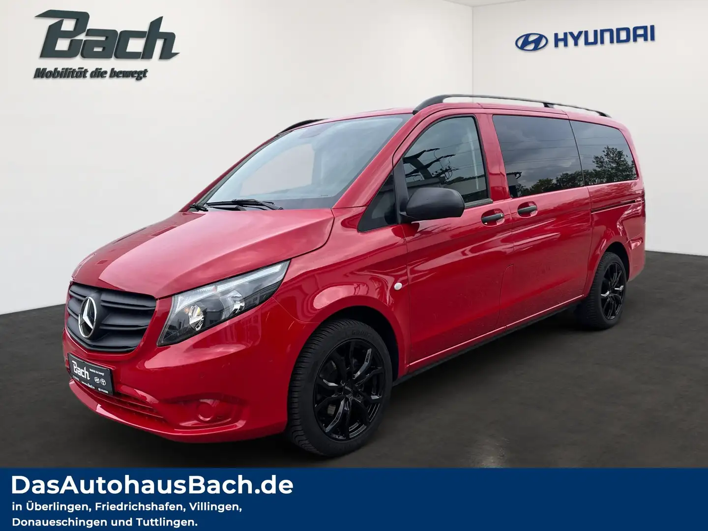 Mercedes-Benz Vito Tourer 7-Sitzer Edition RDW Lang KlimaA+LM Rot - 1