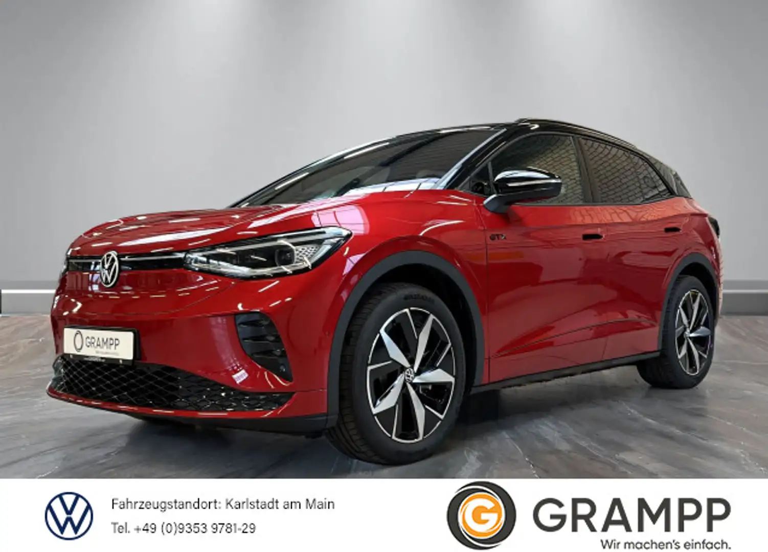 Volkswagen ID.4 GTX 4M +CCS+WÄRMEPUMPE+360°+PANO+ASSISTS+ Rot - 1