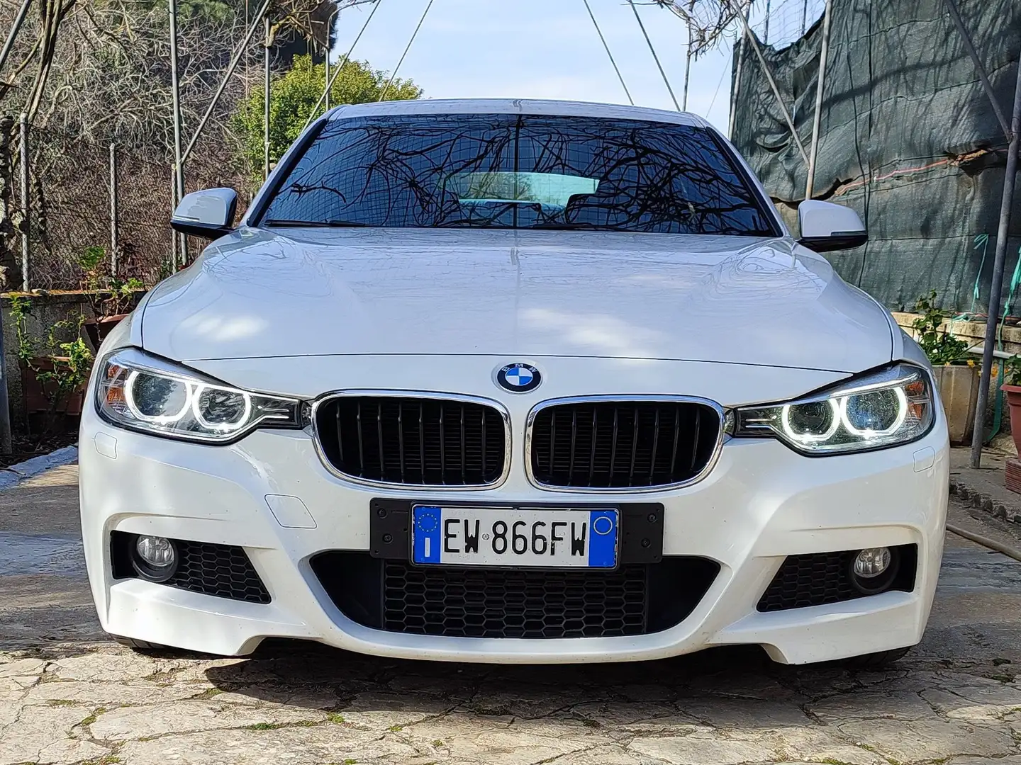BMW 320 320d Touring Msport Bianco - 1