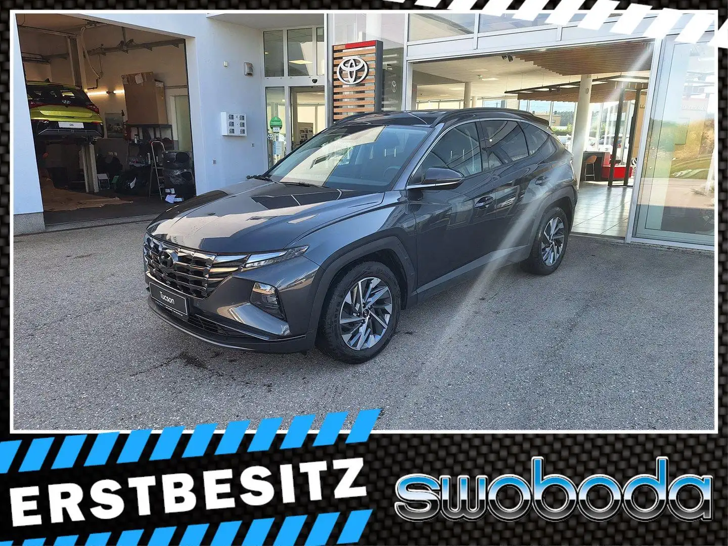 Hyundai TUCSON Tucson 1,6 T-GDI 2WD 48V Trend Line DCT Grau - 1