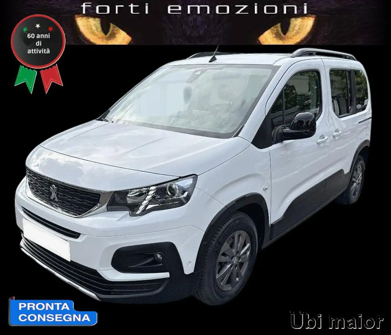 Peugeot Rifter BlueHDi 100 S&S Allure N1 5 POSTI AUTOCARRO Blanc - 1