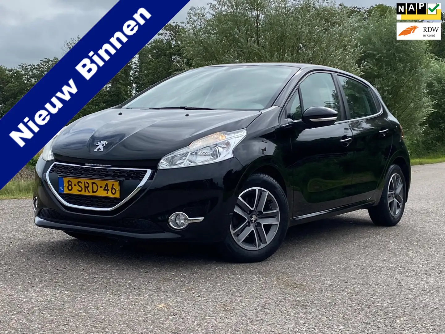Peugeot 208 1.2 e-VTi Active 5DRS AUTOMAAT NAVI AIRCO NAP GOED Zwart - 1