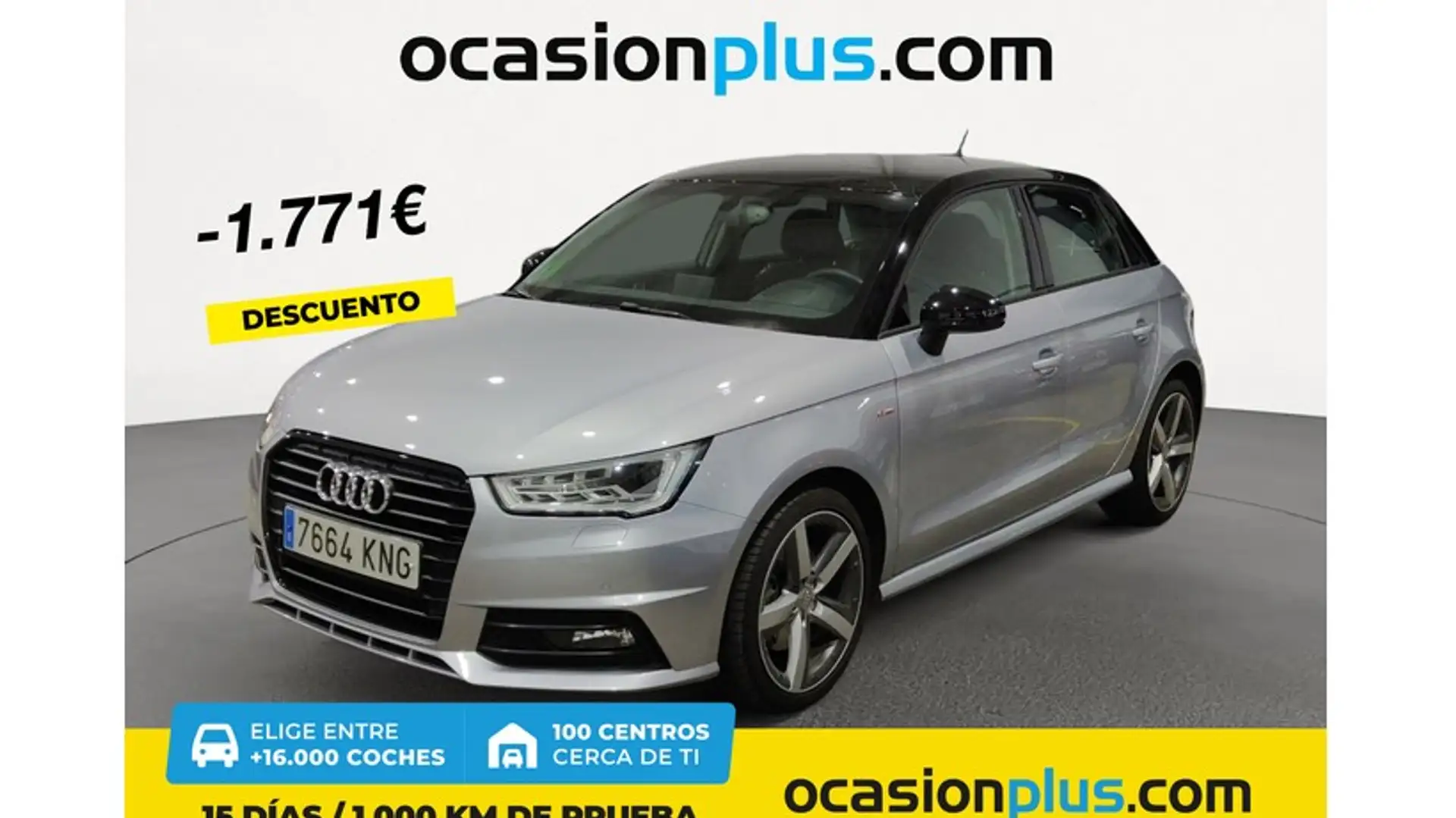 Audi A1 Sportback 1.4 TFSI Adrenalin 92kW Plateado - 1