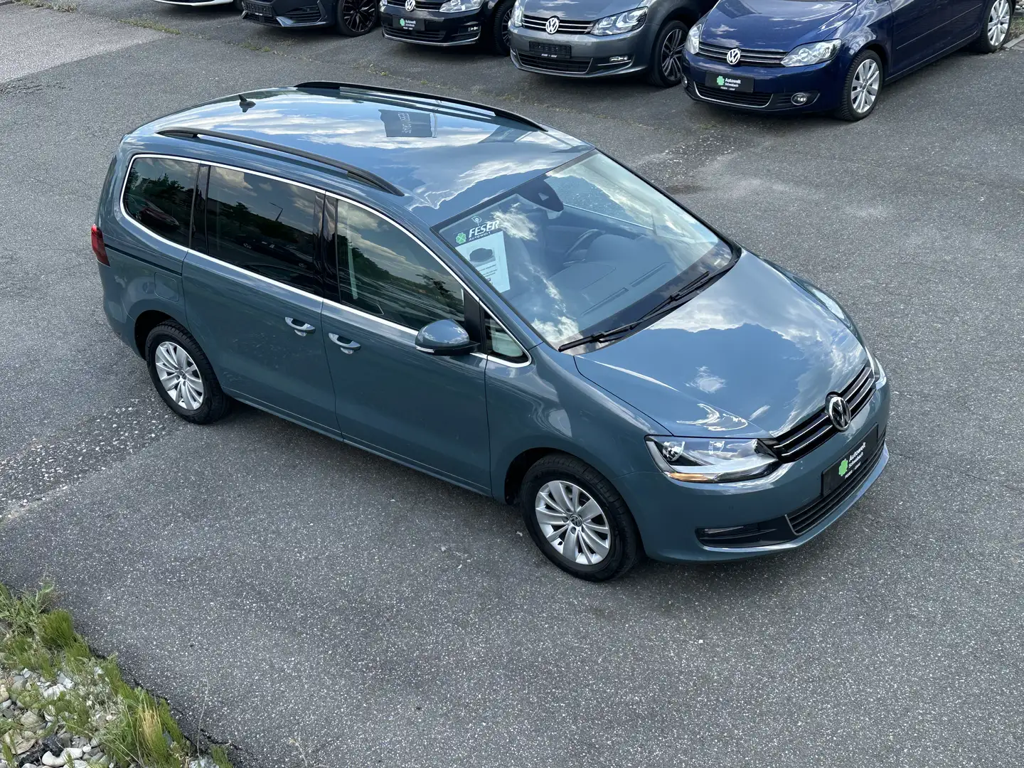 Volkswagen Sharan Comfortline 1.4 TSI KLIMA NAVI SHZ PDC Bleu - 1
