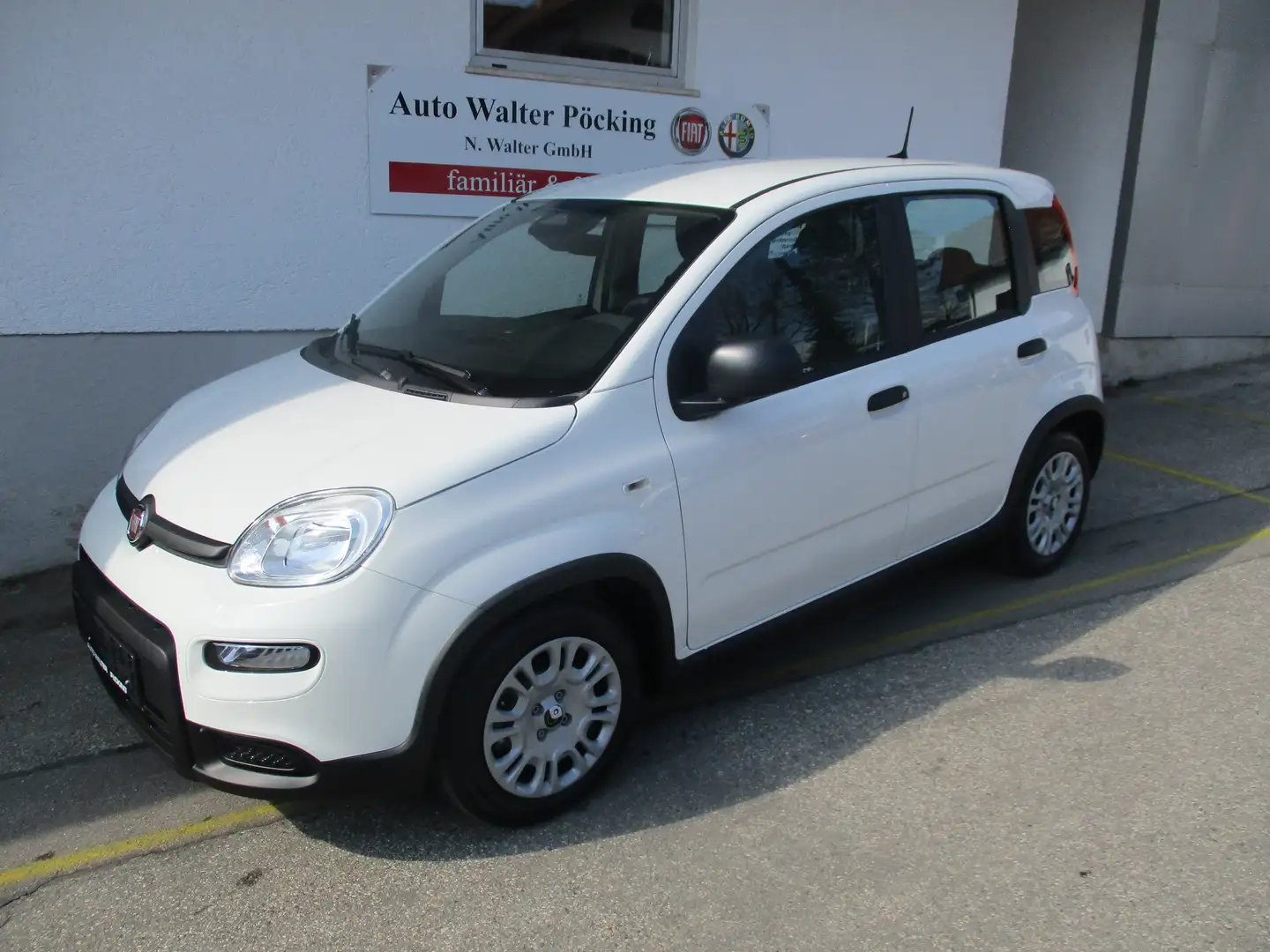 Fiat Panda Pandina 1.0 Hybrid, City Paket, Klima, ESP, ZVmFFB Weiß - 1