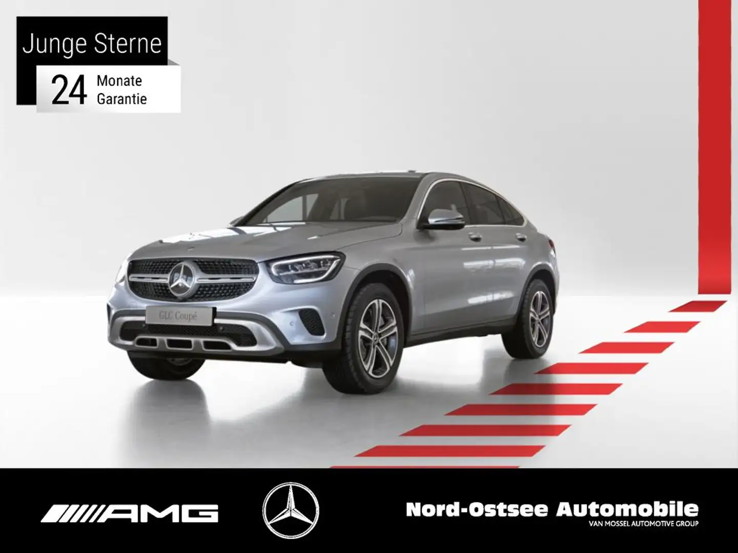 Mercedes-Benz GLC 300 de 4M NAVI AHK SHD 360 LED KEYLESS Argent - 1