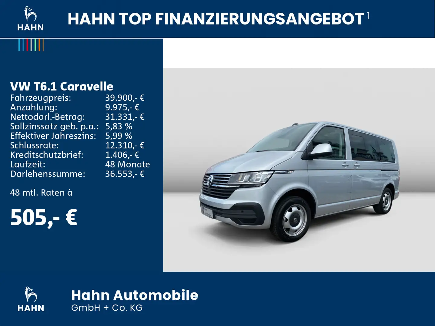 Volkswagen T6.1 Caravelle Comfortline PDC 9-Sitzer 2 Schieb Argintiu - 2