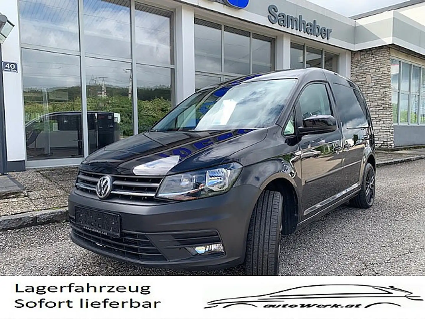 Volkswagen Caddy 2.0 TDI DSG mit Standheizung Schwarz - 1