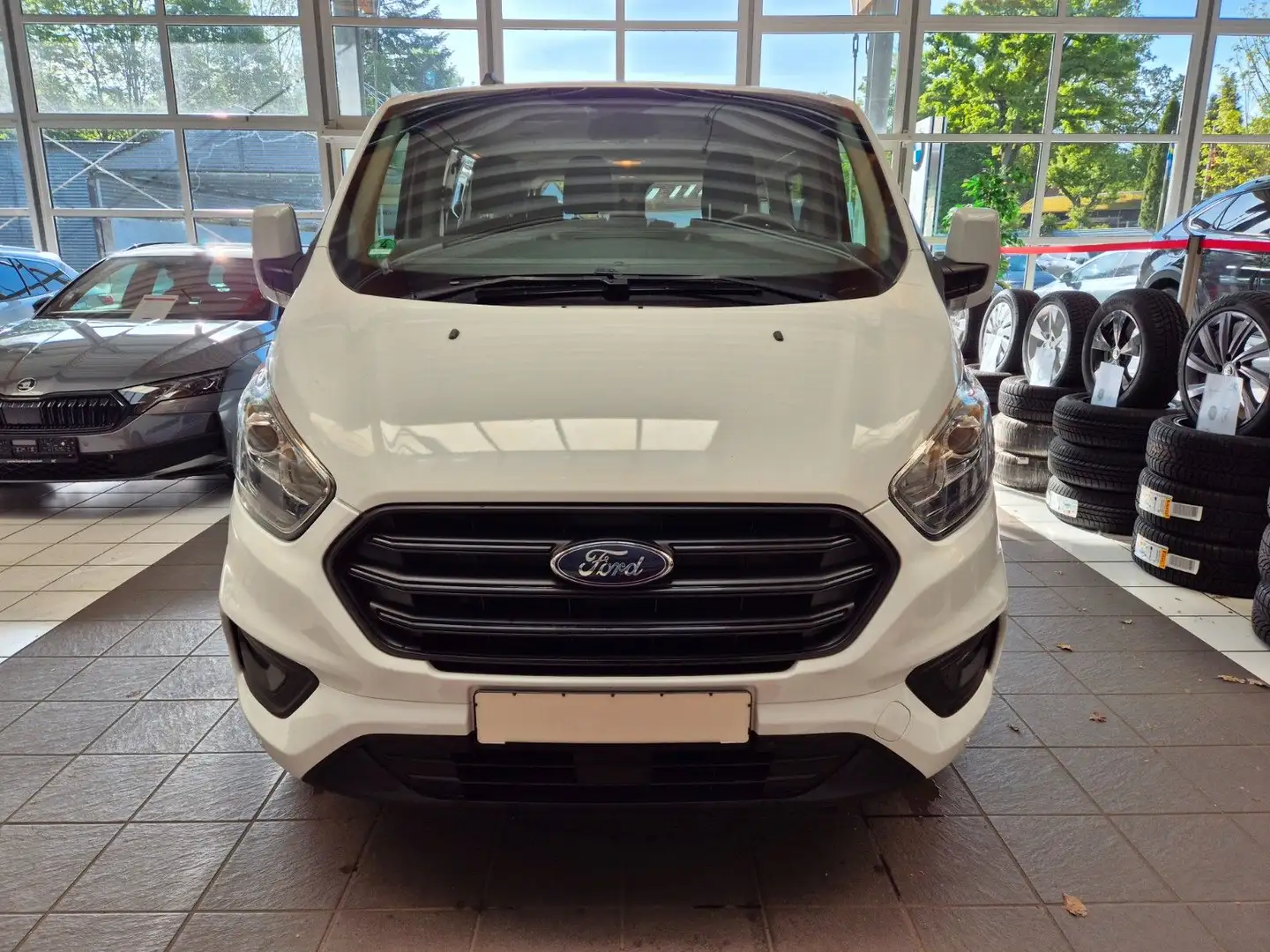 Ford Transit Custom 9 Sitze DAB  Doppelklima 1 Hd PDC Blanc - 1