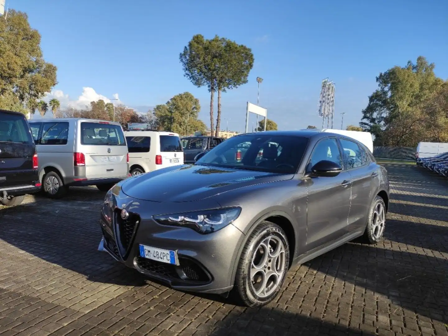 Alfa Romeo Stelvio 2.2 Turbodiesel 210 CV AT8 Q4 Sprint Gris - 1