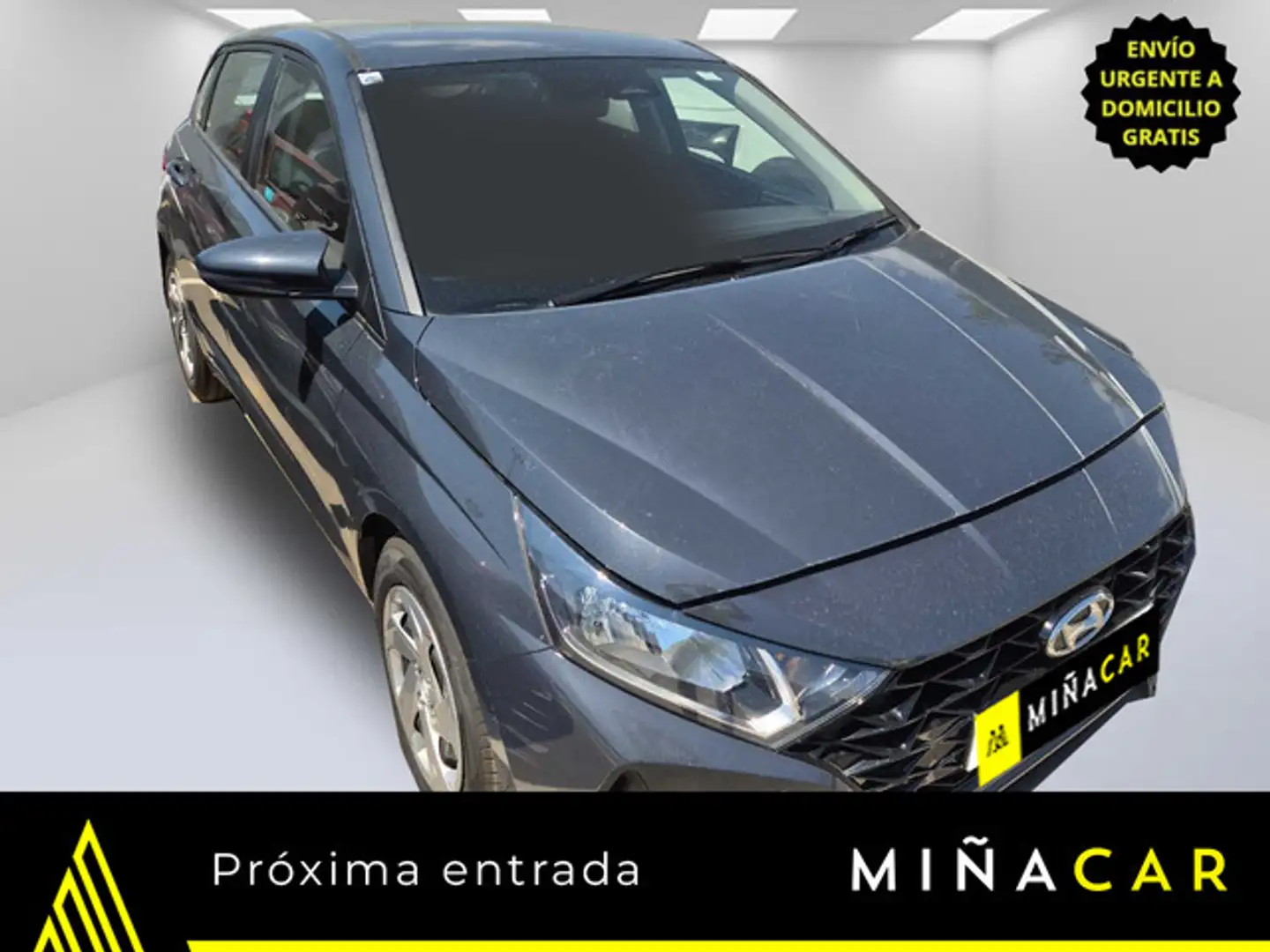 Hyundai i20 1.0 TGDI SLX 100 Gris - 1