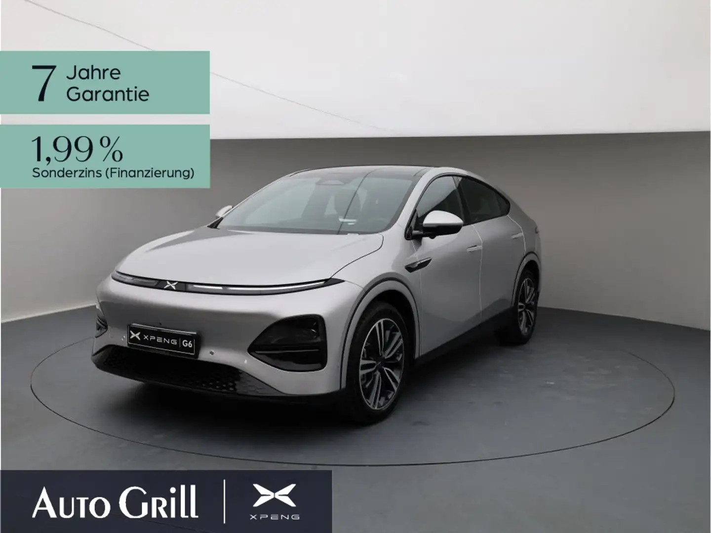 Xpeng G6 AWD Performance AHK CarPlay 360Kam ACC Pano Silber - 2
