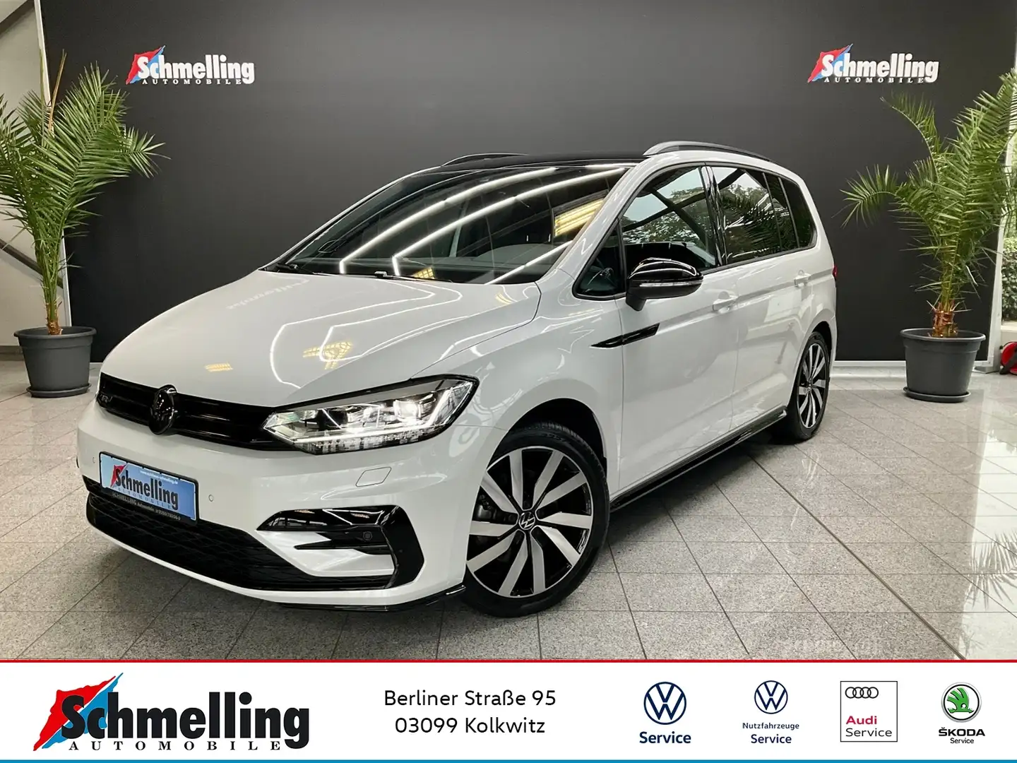 Volkswagen Touran Highline R-Line 1.5 TSI DSG LED NAVI AHK Weiß - 1
