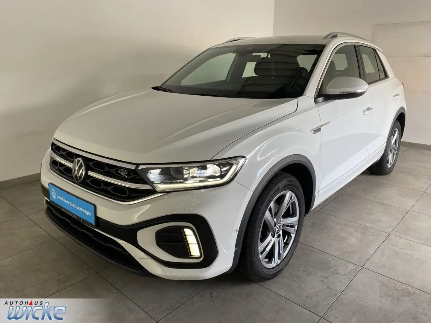 Volkswagen T-Roc 1.5 TSI R-Line NAVI KLIMA AHK LED PDC TELEFO Weiß - 2