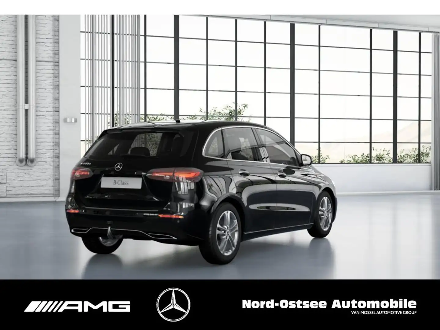 Mercedes-Benz B 200 d PROGRESSIVE NAVI 360°-KAM MULTIBEAM SHZ Zwart - 2