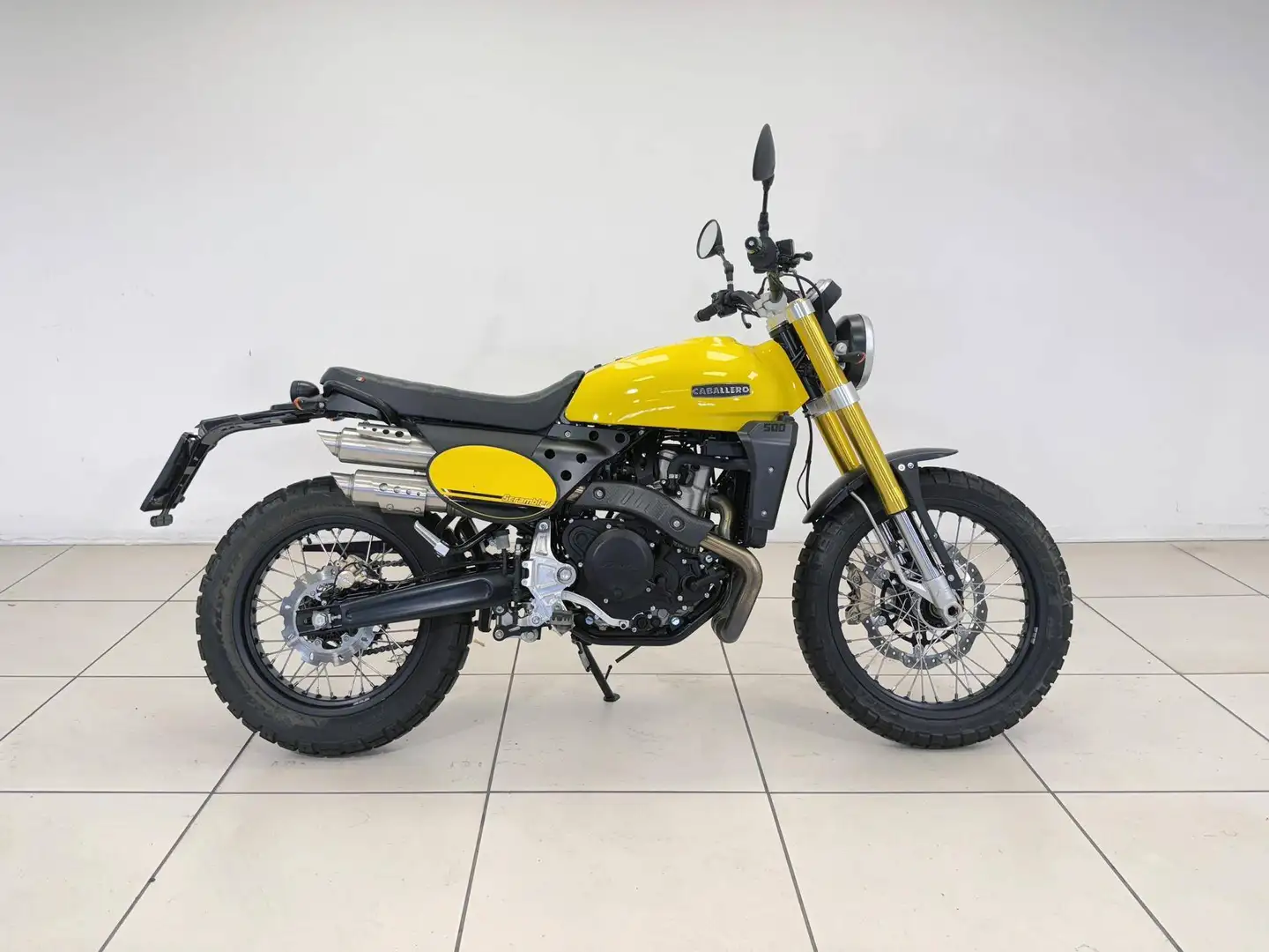 Fantic Caballero 500 Scrambler Galben - 1