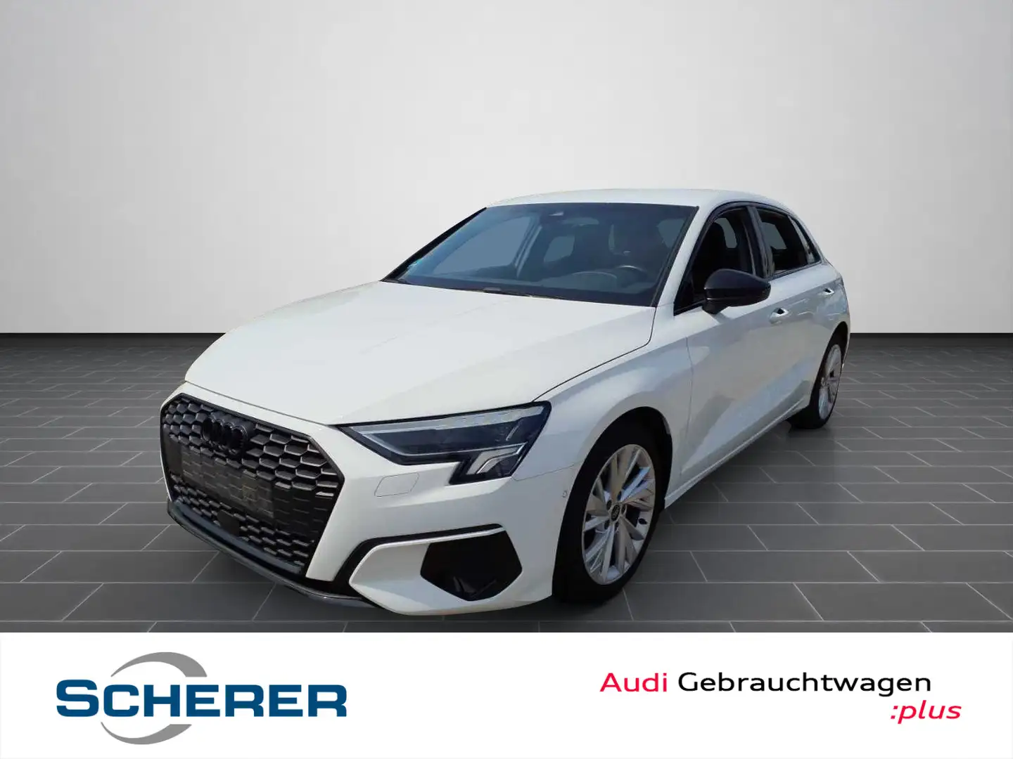 Audi A3 30 TDI S tronic - Advanced NAVI PLU Weiß - 1