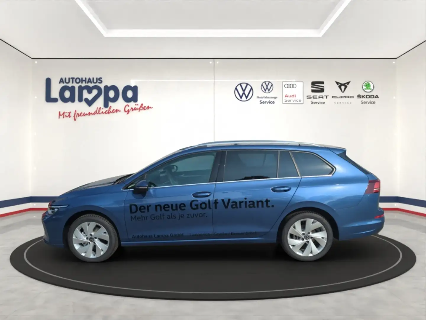 Volkswagen Golf Variant VIII Style 1.5 eTSI OPF DSG AHK,RFK,LED+ Blau - 2