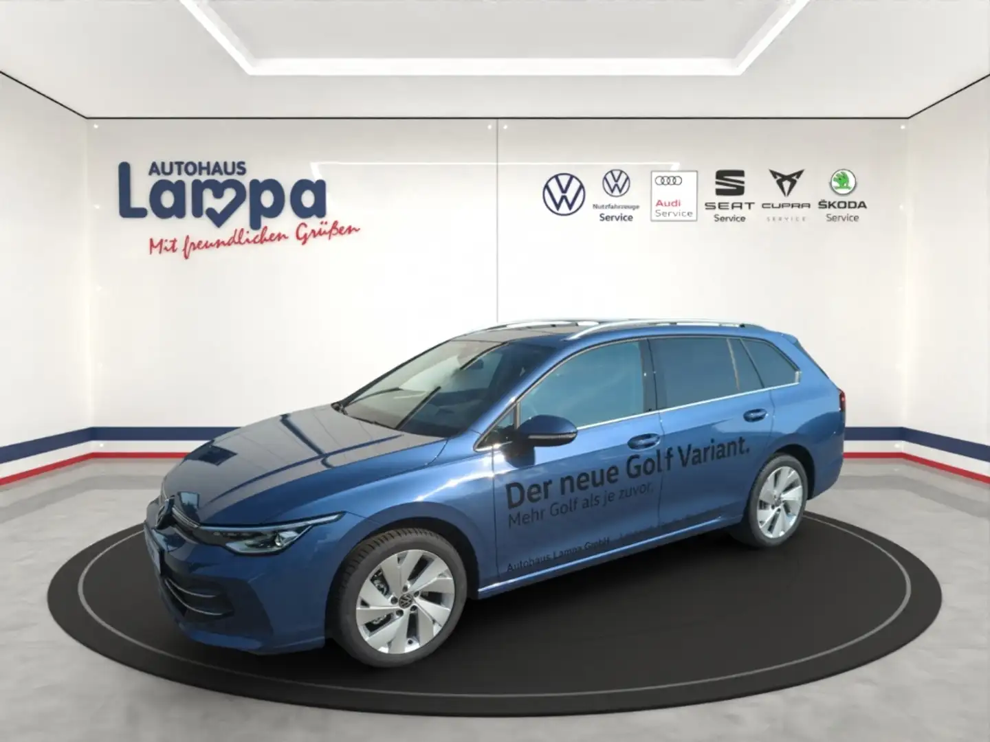 Volkswagen Golf Variant VIII Style 1.5 eTSI OPF DSG AHK,RFK,LED+ Blau - 1