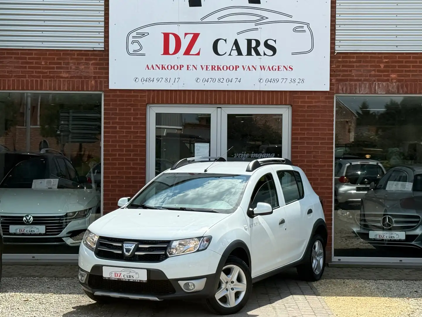 Dacia Sandero STEPWAY 0.9TCE 90PK |✅NAVI | AIRCO | BLUETOOTH | Blanc - 1