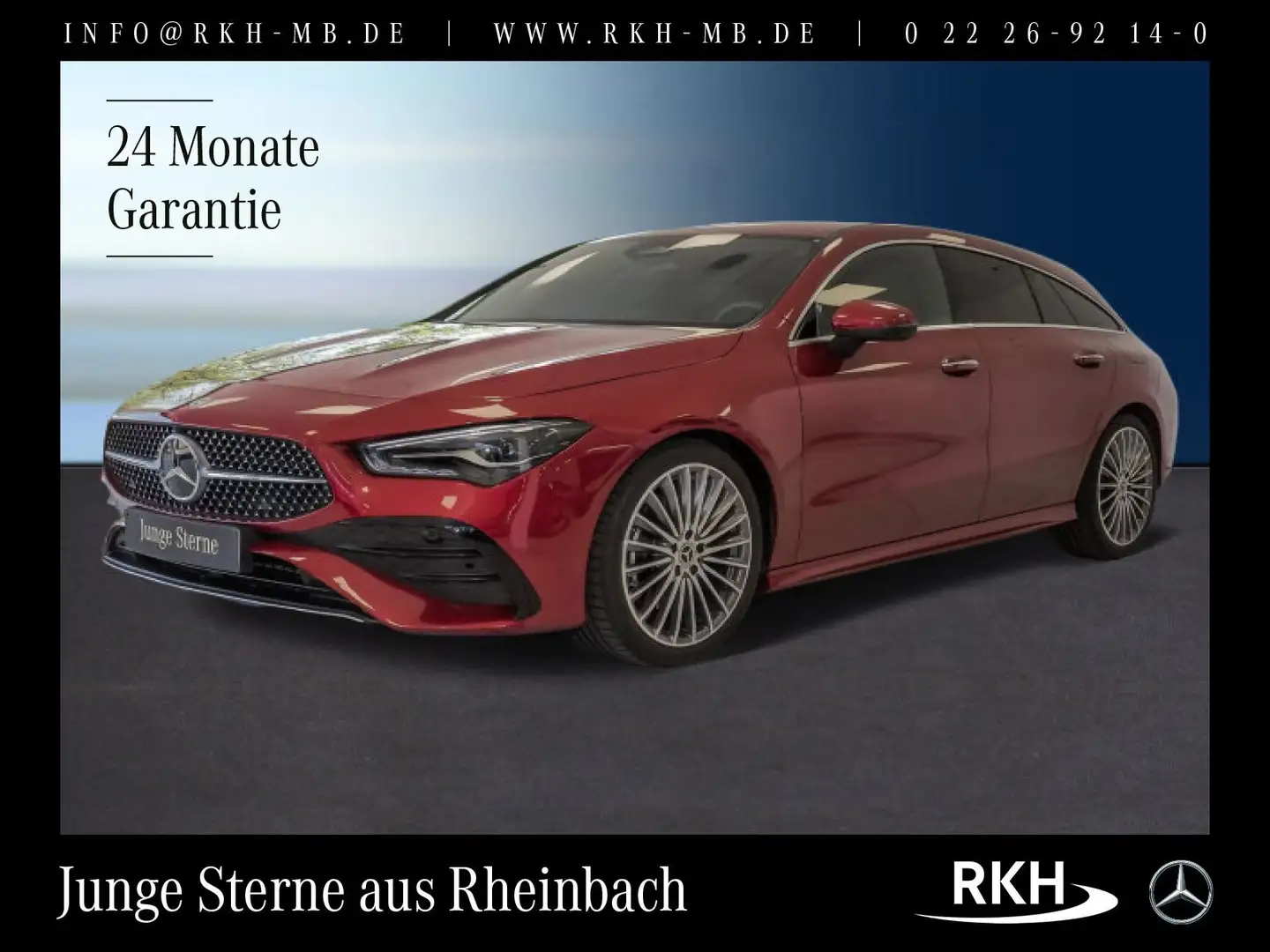 Mercedes-Benz CLA 200 CLA 200 SB AMG Line 7G/Kamera/Navi/Totw./LED Klima Czerwony - 1