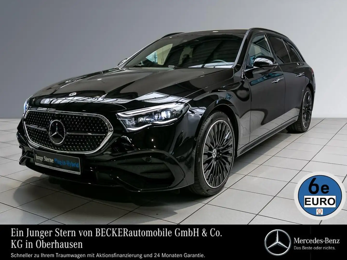 Mercedes-Benz E 300 Tde 4M AMG SUPERSCREEN NIGHT PANO 20" HUD Zwart - 1