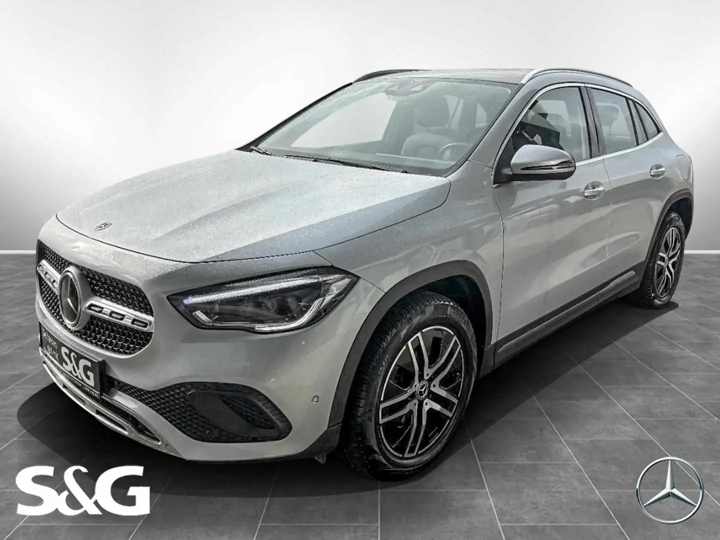 Mercedes-Benz GLA 220 d 4M Progressive RüKam+MBUX+Pano+18+AHK Silber - 1