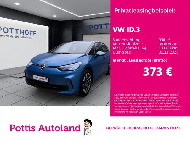 Volkswagen ID.3 PRO KAMERA KLIMA LED PDC LM18