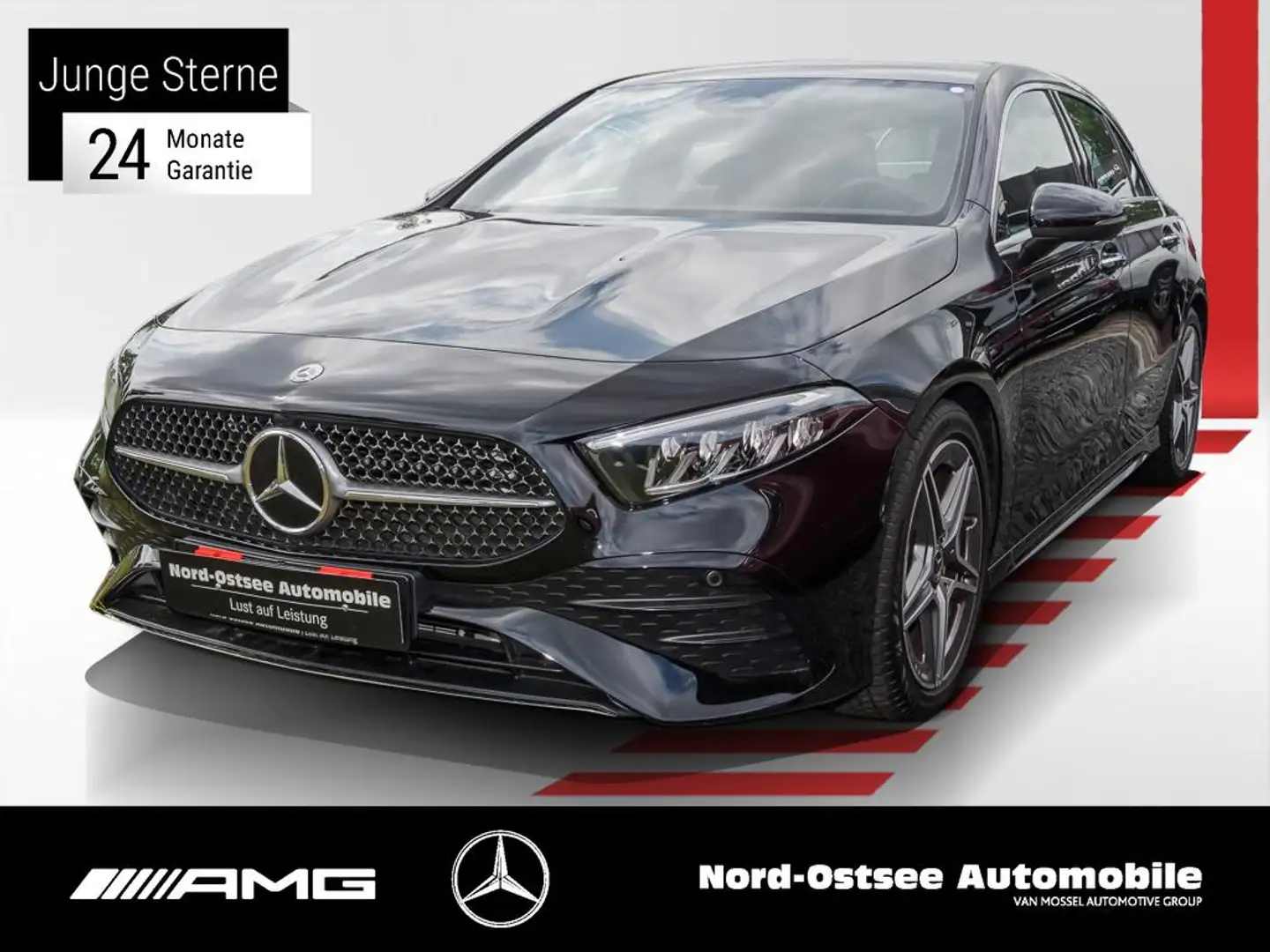 Mercedes-Benz A 200 AMG S-Sitz SHZ LED SpurH Navi KeyLess AUT Nero - 1