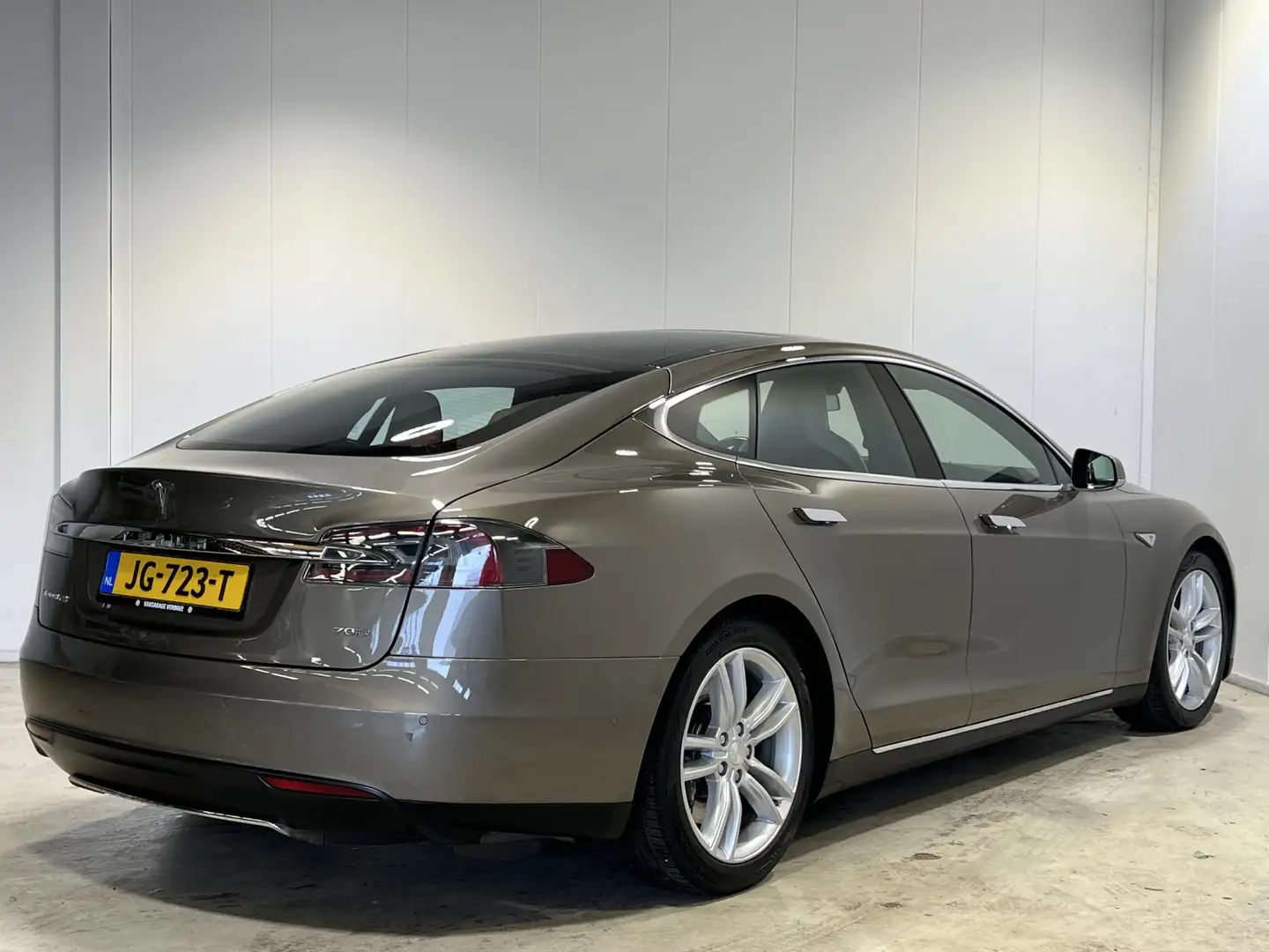 Tesla Model S 70D | Free Supercharge | Elektrisch Glazen Panoram Gris - 2