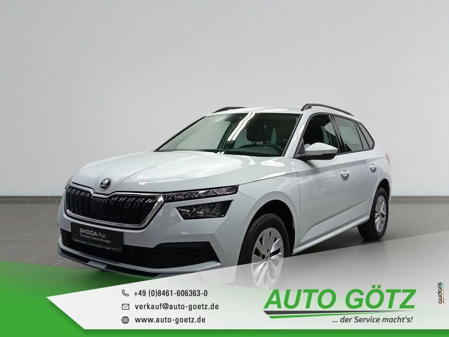 Skoda Kamiq Ambition DSG AHK-Vorb.*Navi über SmartLink*LED*ACC Blanc - 1