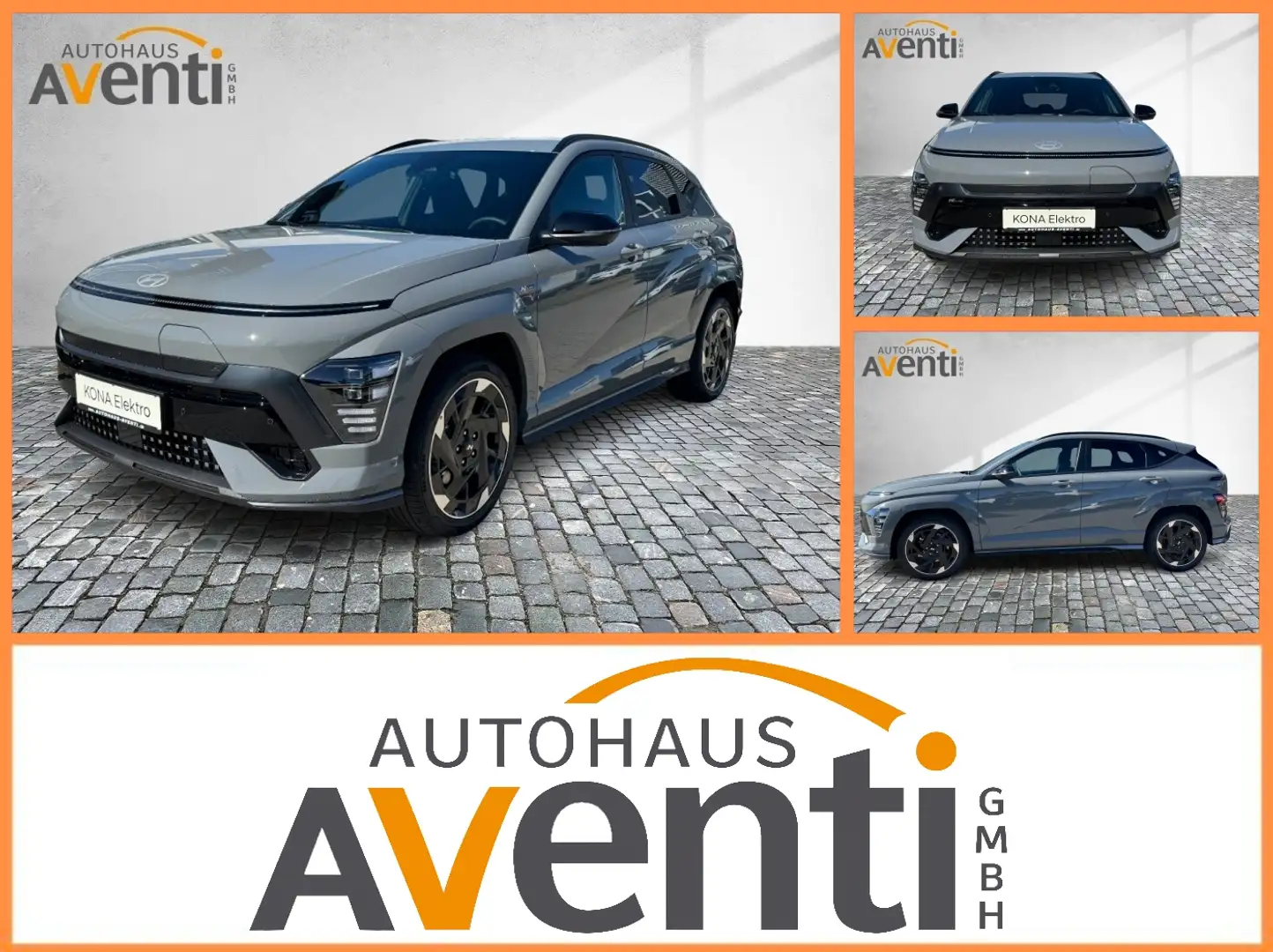 Hyundai KONA EV N-Line Voll-LED*Navi*RFK*360-Kamera*SHZ* Grau - 1