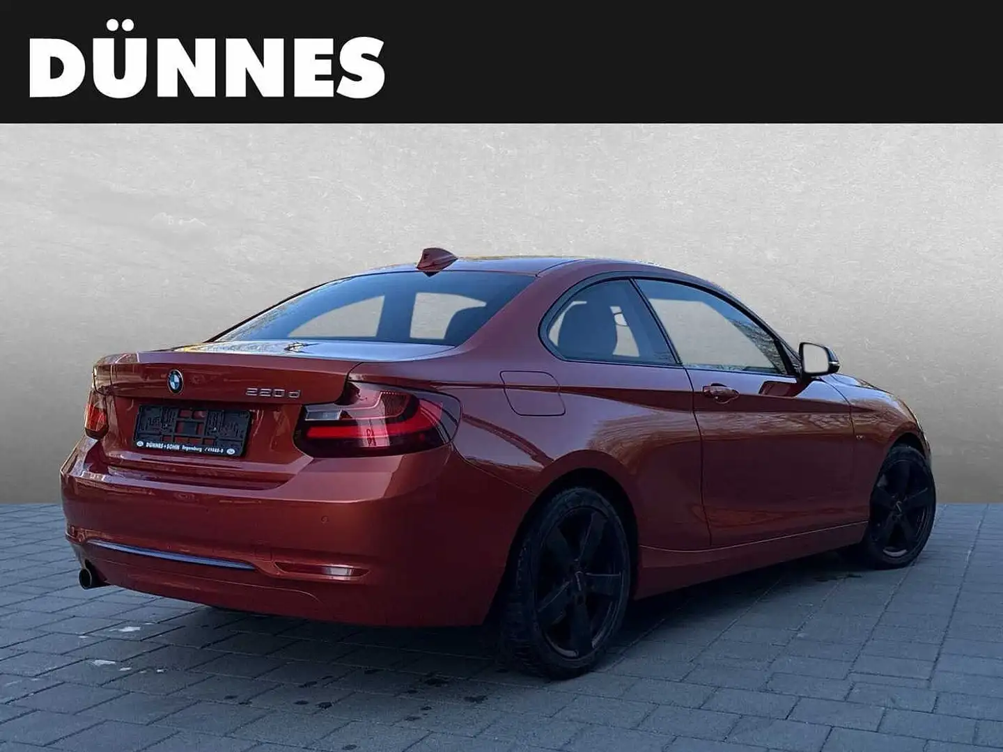 BMW 220 d Coupe Sport Naranja - 2
