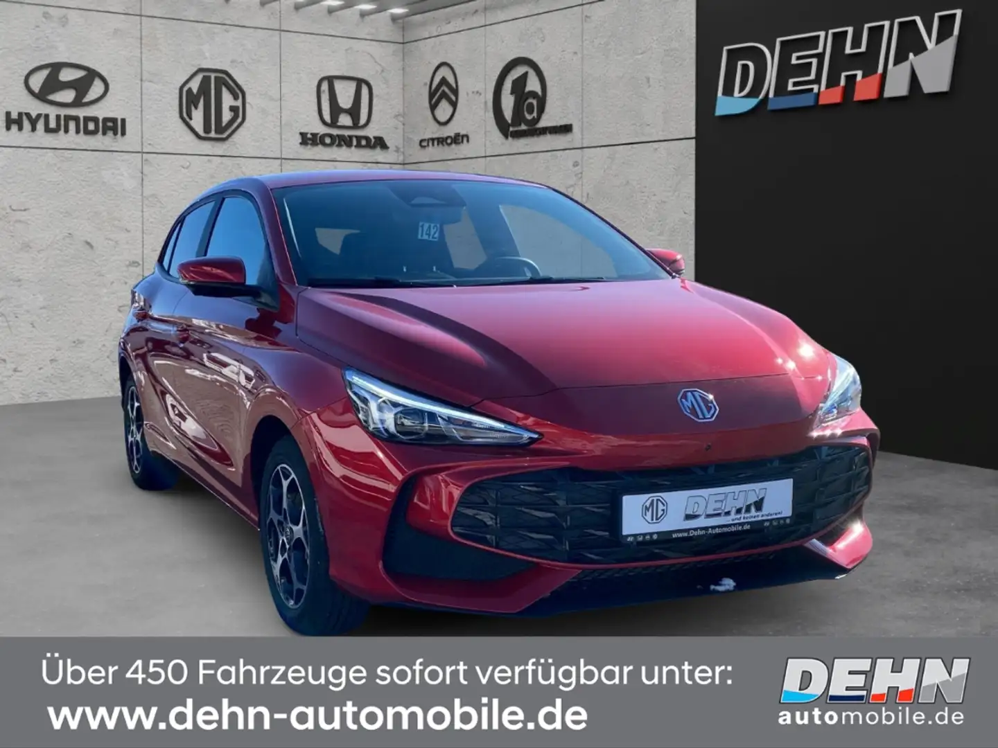 MG MG3 Hybrid+ Luxury Navi 360 Kamera LED ACC Apple CarPl Rouge - 1