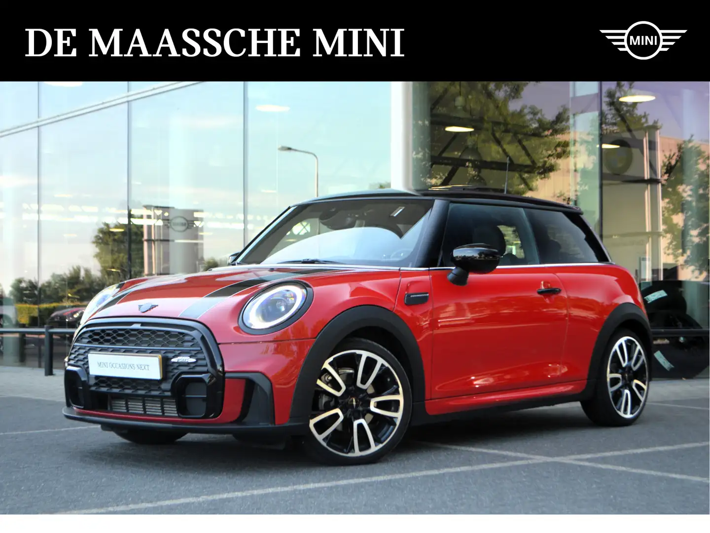 MINI John Cooper Works Hatchback JCW Automaat / Panoramadak / Sportstoele Rood - 1