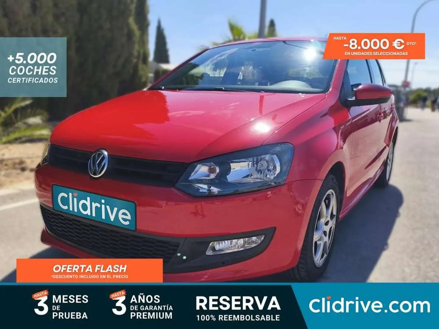 Volkswagen Polo 1.2TDI Advance Rojo - 1
