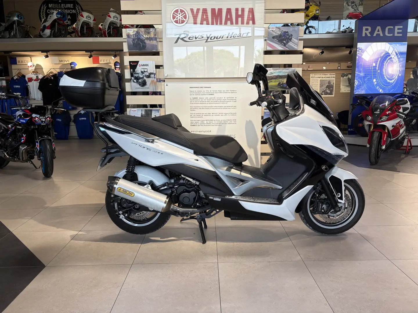 Kymco Xciting 400i Weiß - 1