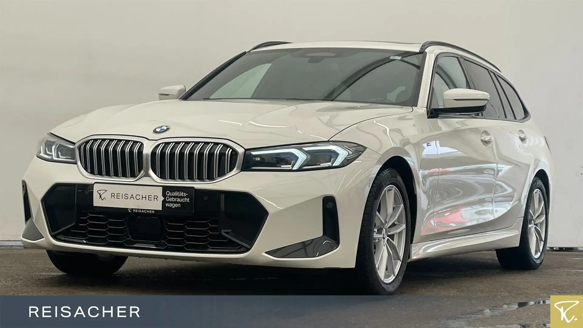 BMW 320 d A xDr Tou MSport AHK Pano ACC RFK HuD 17"LM Weiß - 1
