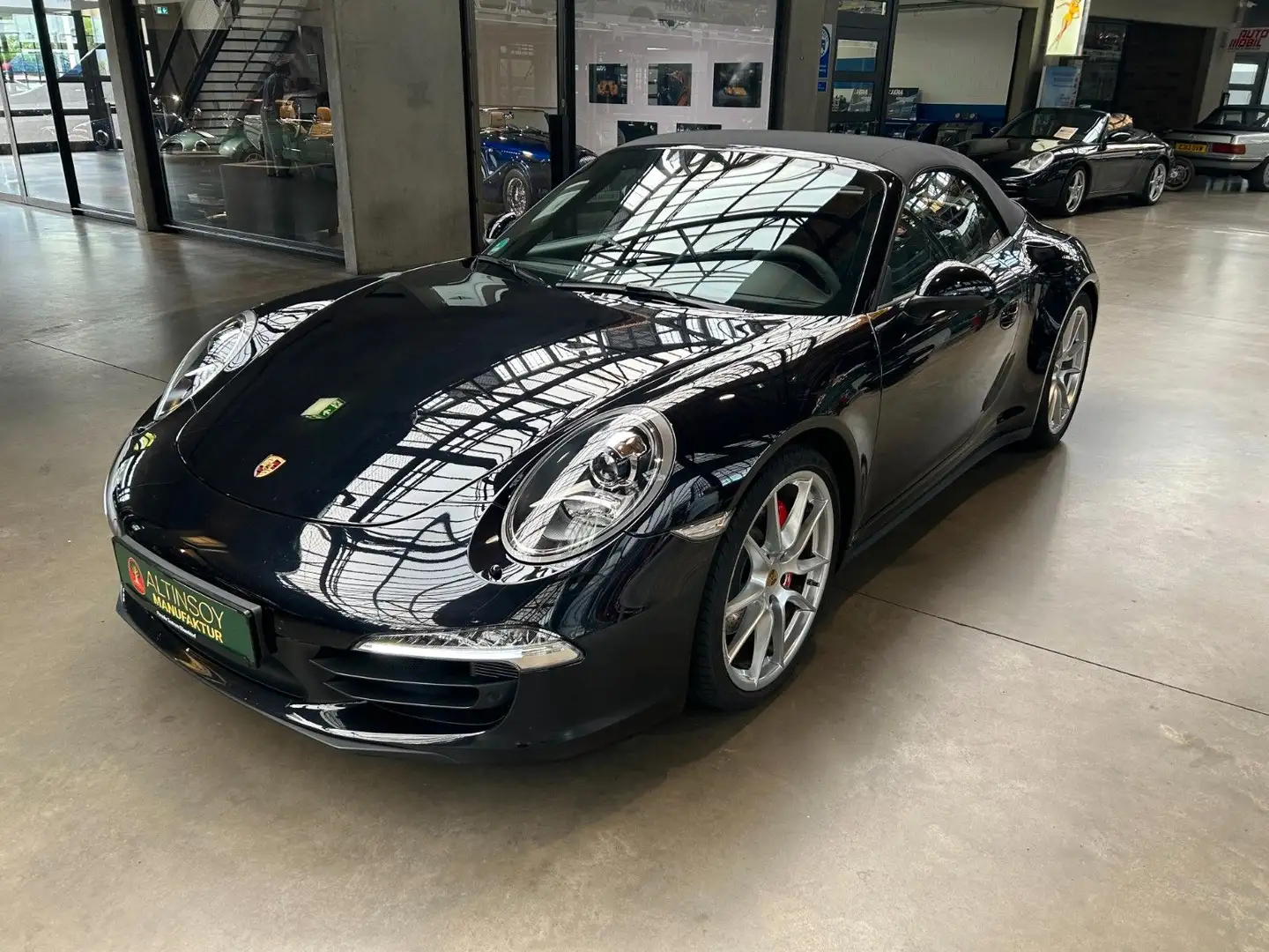 Porsche 991 Carrera 4S Cabriolet/Unfallfrei/Deutsch Czarny - 1