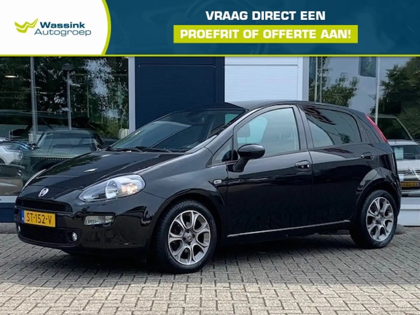 Fiat Punto 0.9 TwinAir Turbo 100pk 5-drs Sempre | Navigatie | Noir - 1