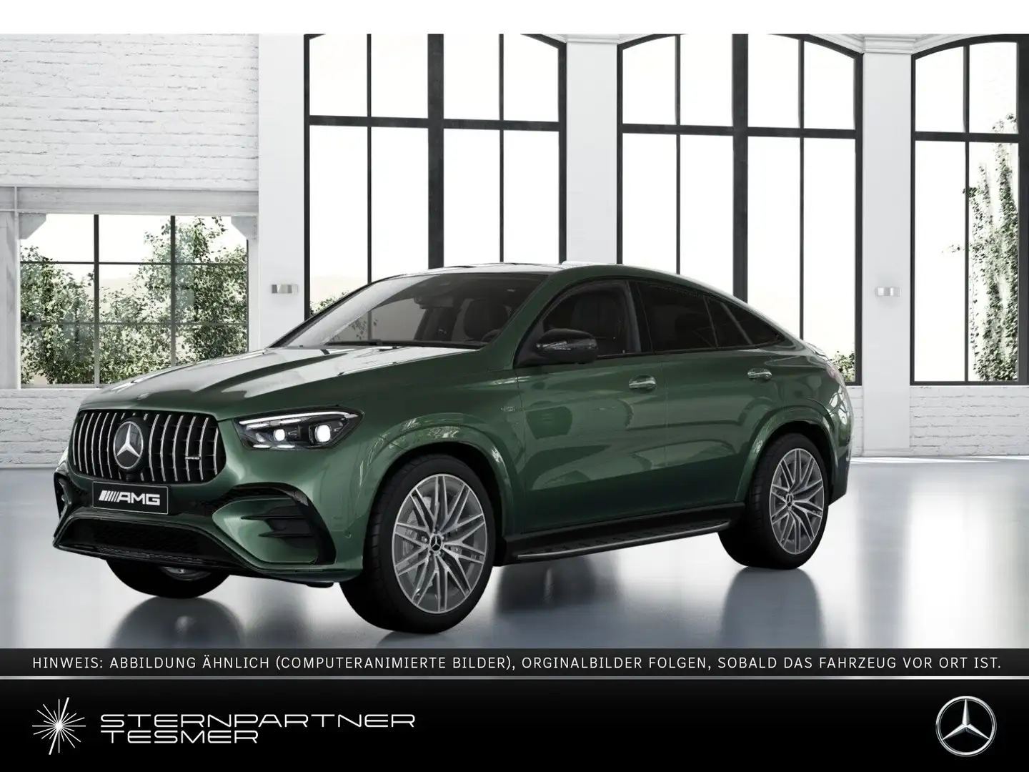 Mercedes-Benz GLE 53 AMG AMG GLE 53 4M+ Coupé #AHK #HUD #PANO #STANDHZG. Vert - 1