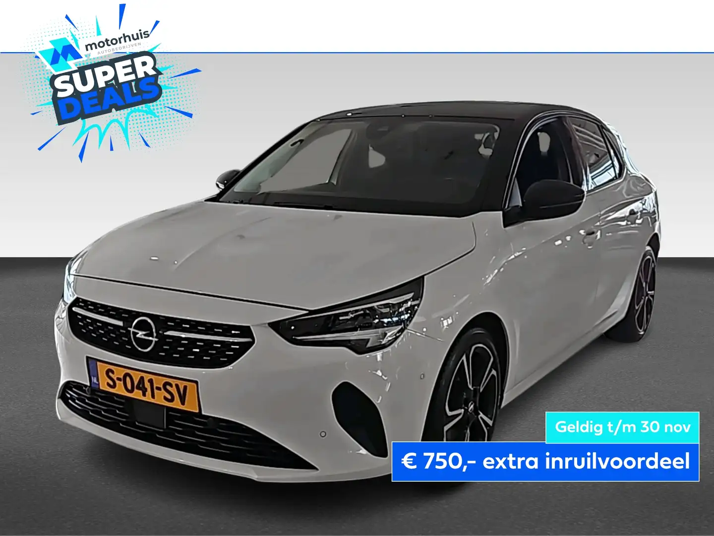 Opel Corsa 1.2 Turbo Start/Stop 100pk Elegance/camera/sensore Blanc - 1