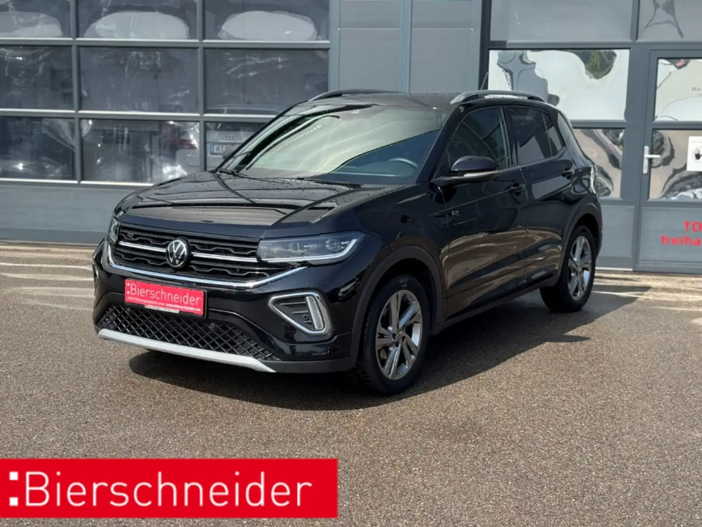 Volkswagen T-Cross 1.5 TSI DSG R-Line IQ.LIGHT NAVI AHK PARKLENK ACC Schwarz - 1