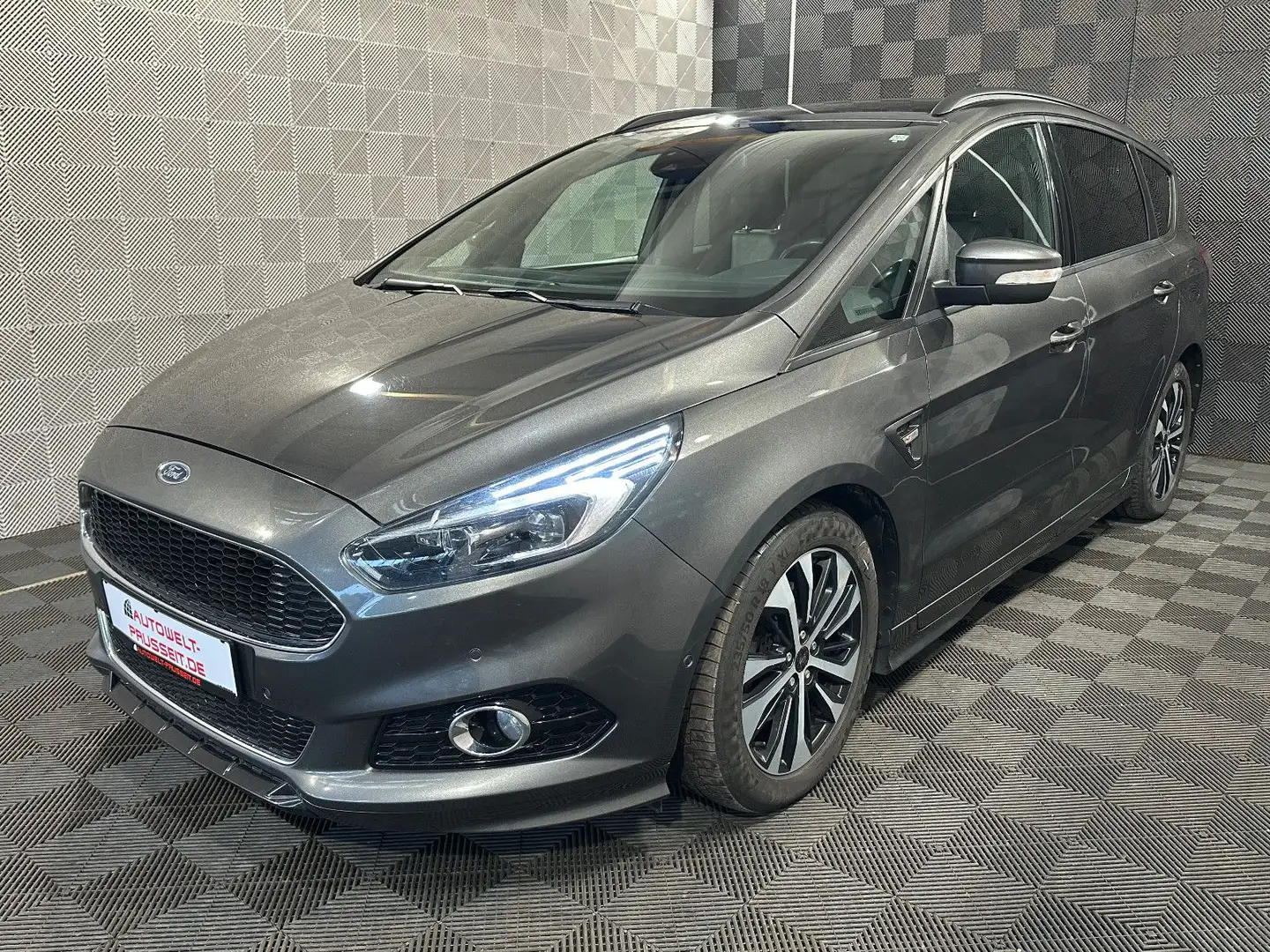 Ford S-Max *ST LINE*LED-AHK-TEMPO-STANDHEIZUNG-R.KAM Grau - 2