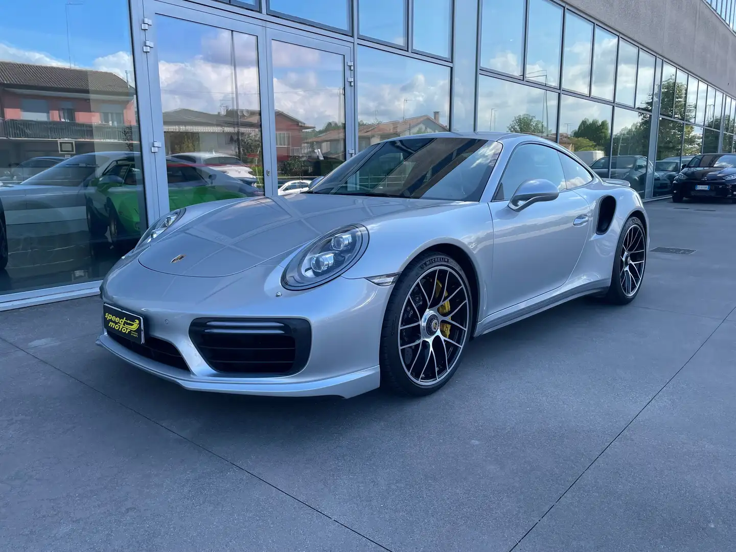 Porsche 911 991 Coupe 3.8 Turbo S 580cv SOLLEVATORE PCCB monod Zilver - 1